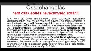 Építési munkahelyek biztonsága. Építési munkahelyekre vonatkozó követelmények.