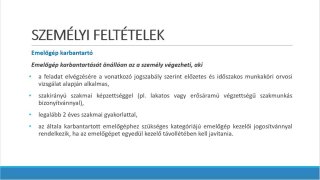 Emelőgépek biztonsági szabályzata