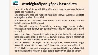 Munka- és balesetvédelem a vendéglátásban