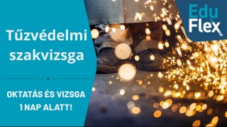 Tűzvédelmi szakvizsga 1,2,3,14,16 kategóriákban