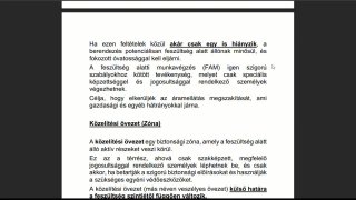Vilamos kötéstípusok és vonatkozó előírások.
