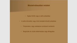 Cefreszivattyúk, oxidáció, szőlőfeldolgozás, léelválasztás